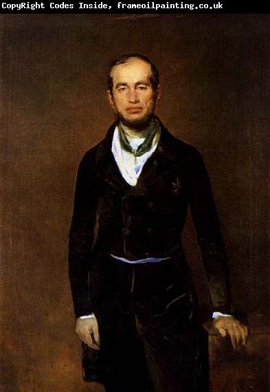 Ferdinand von Rayski Portrait of Count Zech-Burkersroda